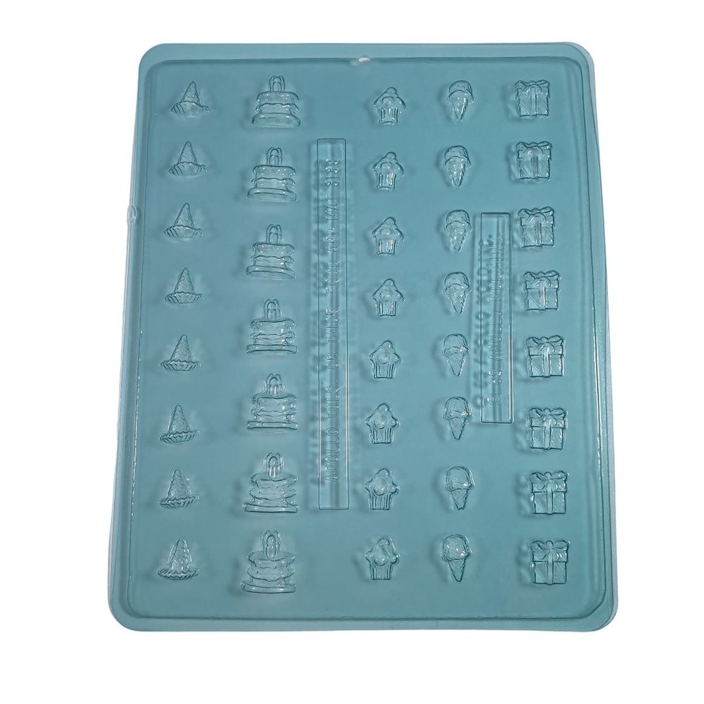 Vintage Candy Mold Birthday Mini Cake Ice Cream Gift Holiday Polymer Fondant